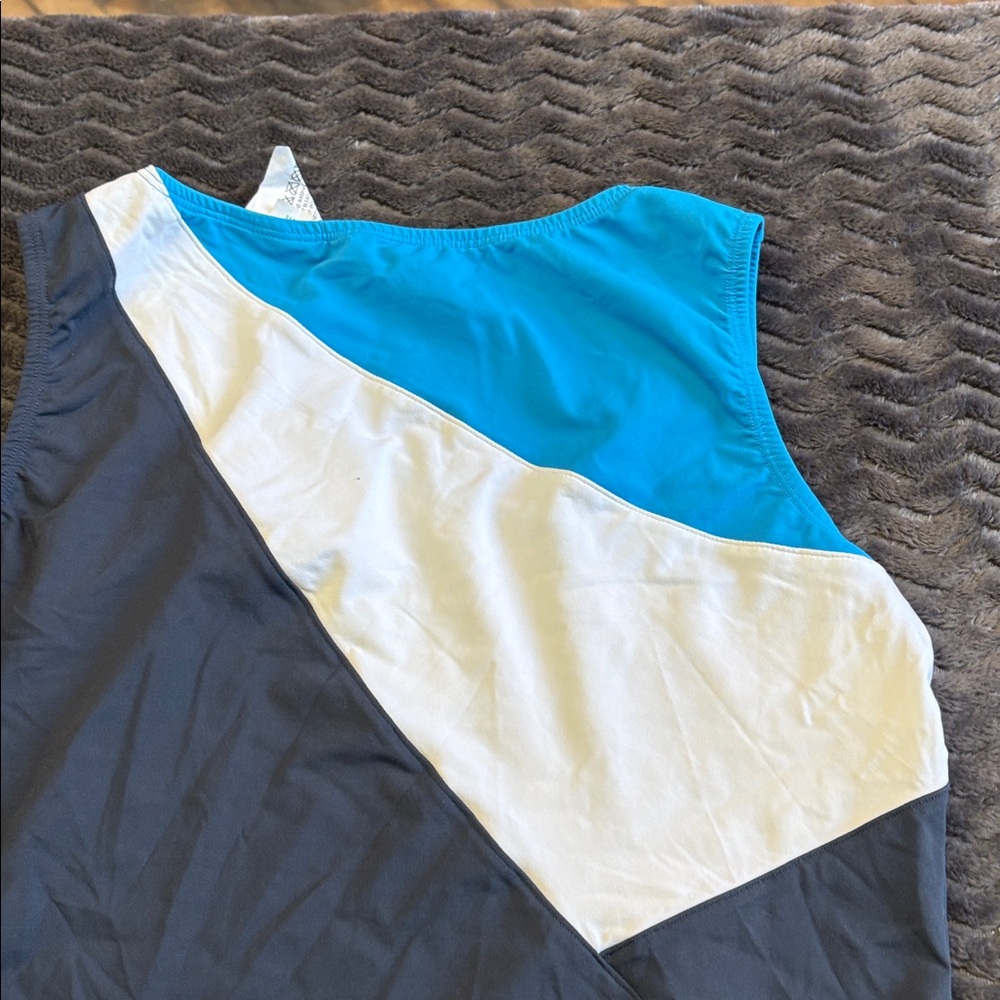 Sergio TACCHINI Blue and Gray Athletic Tank Top size medium 44 new with tags - Picture 11 of 11